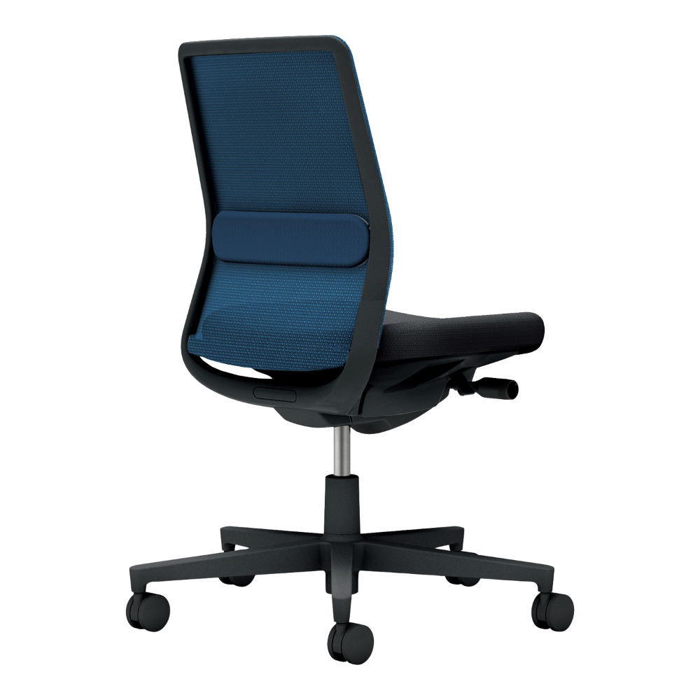 背・ランバー：ネイビー／座：ブラック