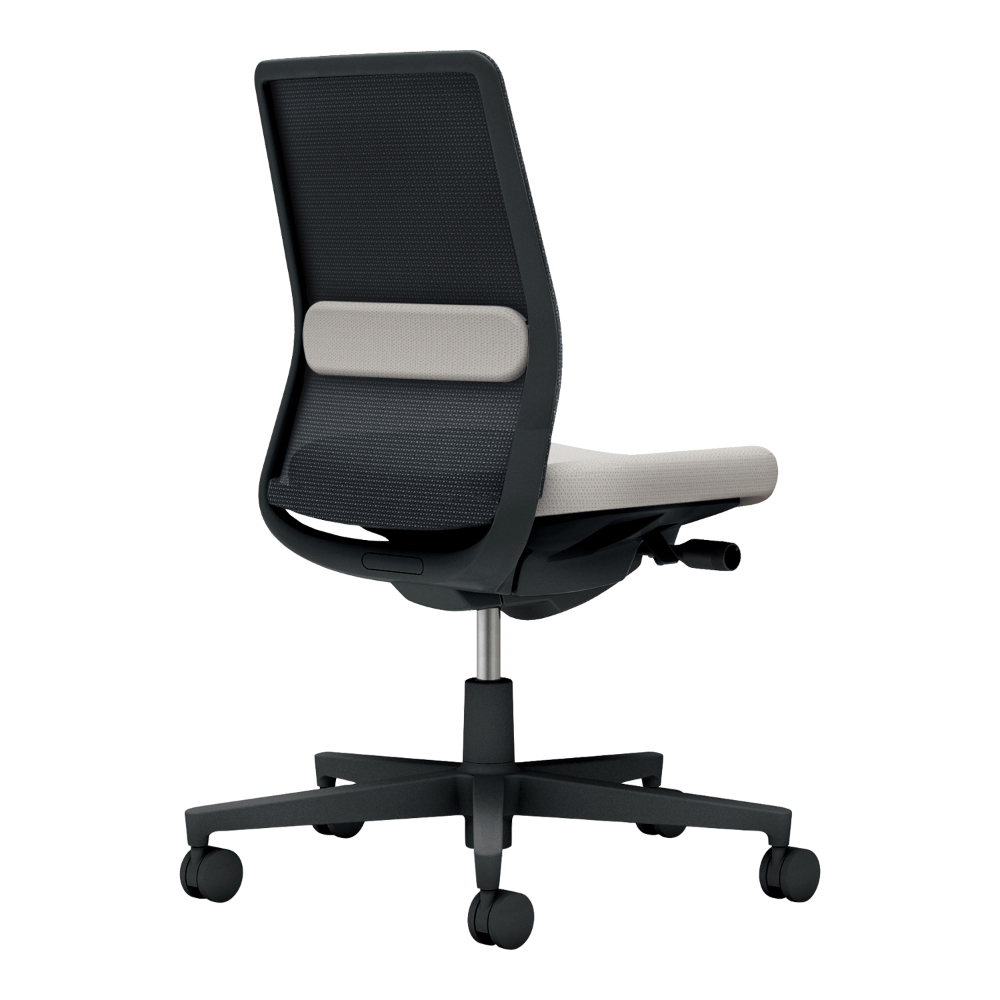 背：ブラック／座・ランバー：ライトグレー