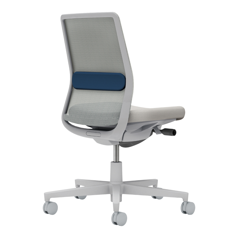 背座：ライトグレー／ランバー：ネイビー