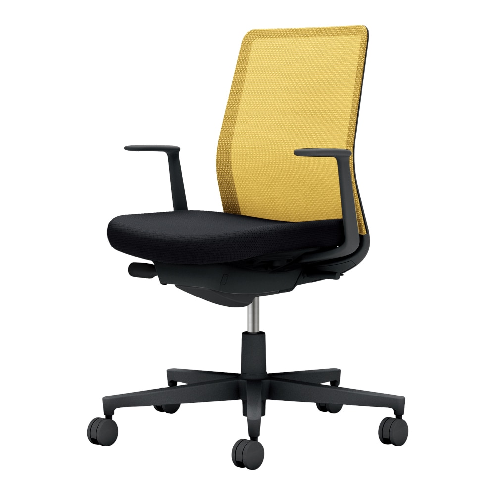 背：オリーブイエロー／座：ブラック