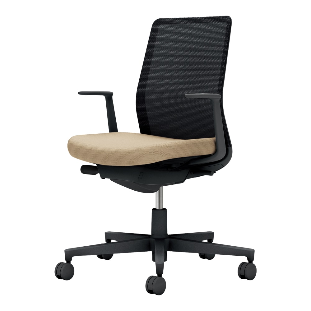 背：ブラック／座：ソフトベージュ