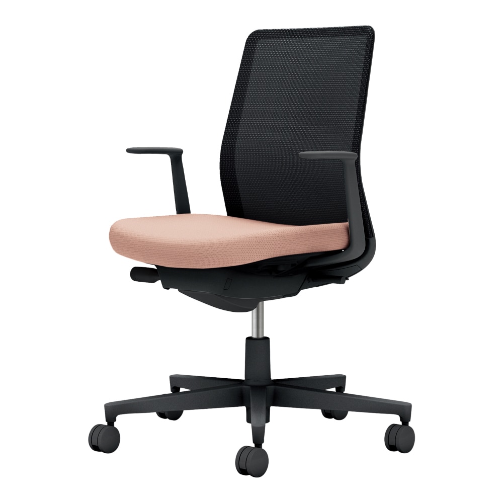 背：ブラック／座：アッシュピンク