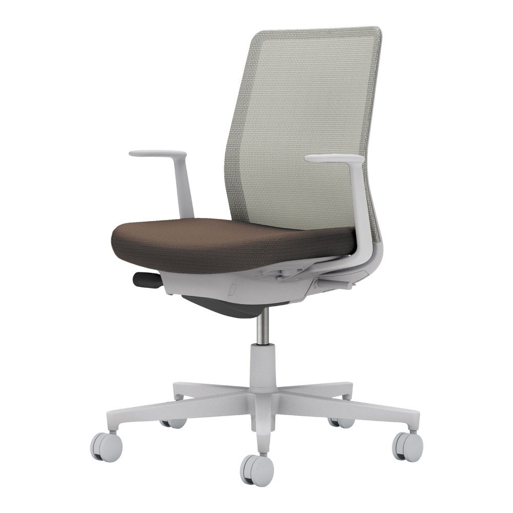 背：ライトグレー／座：ダークグレージュ