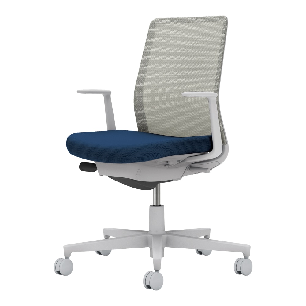 背：ライトグレー／座：ネイビー