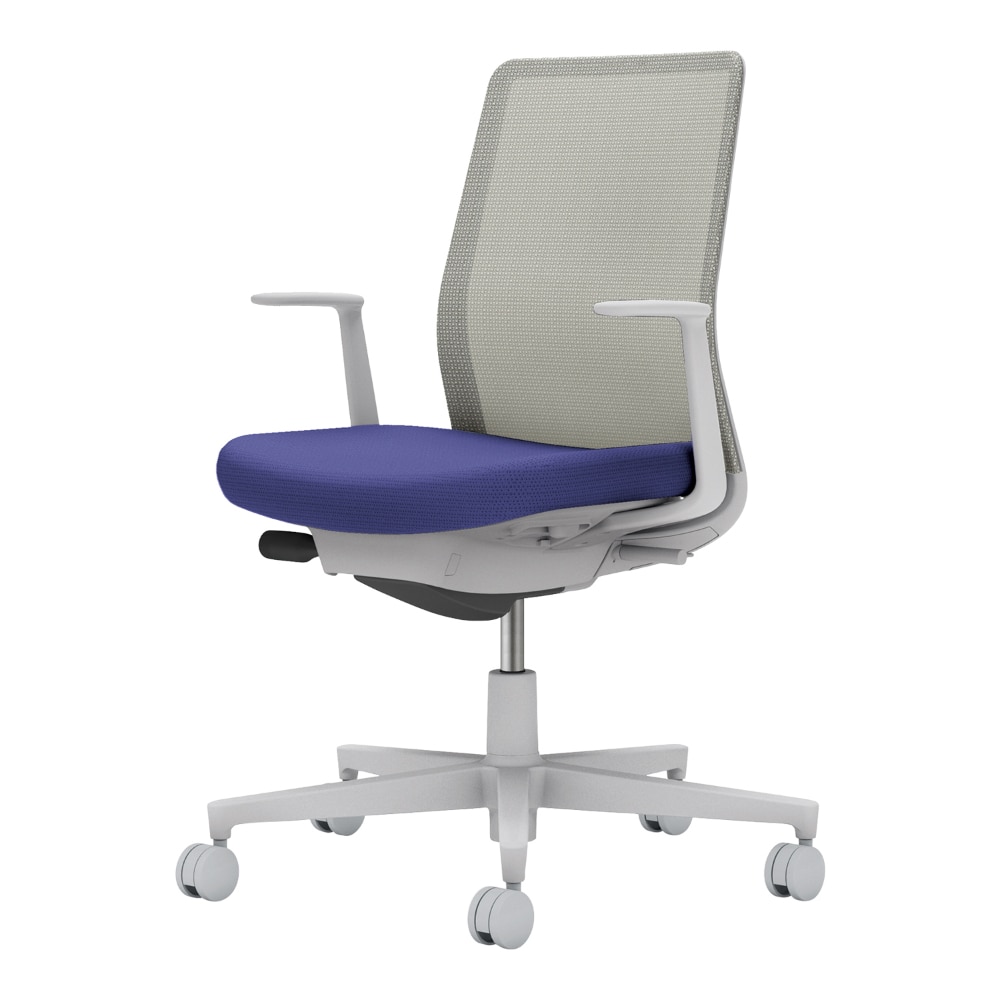 背：ライトグレー／座：ディープパープル