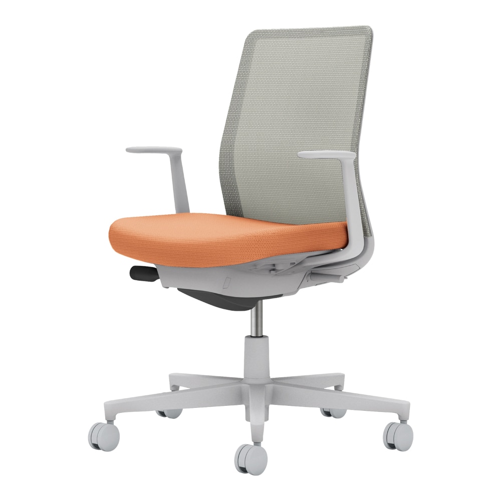 背：ライトグレー／座：ペールテラコッタ