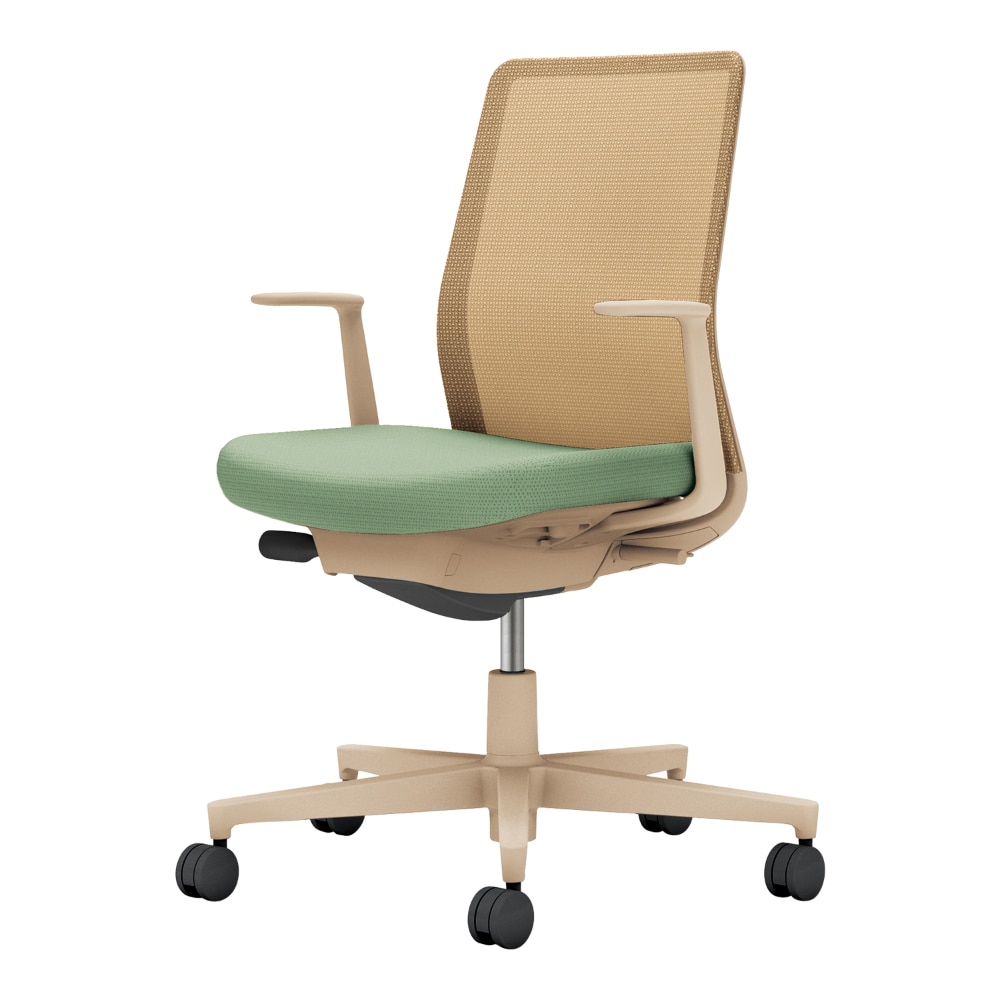 背：ソフトベージュ／座：パウダーミント