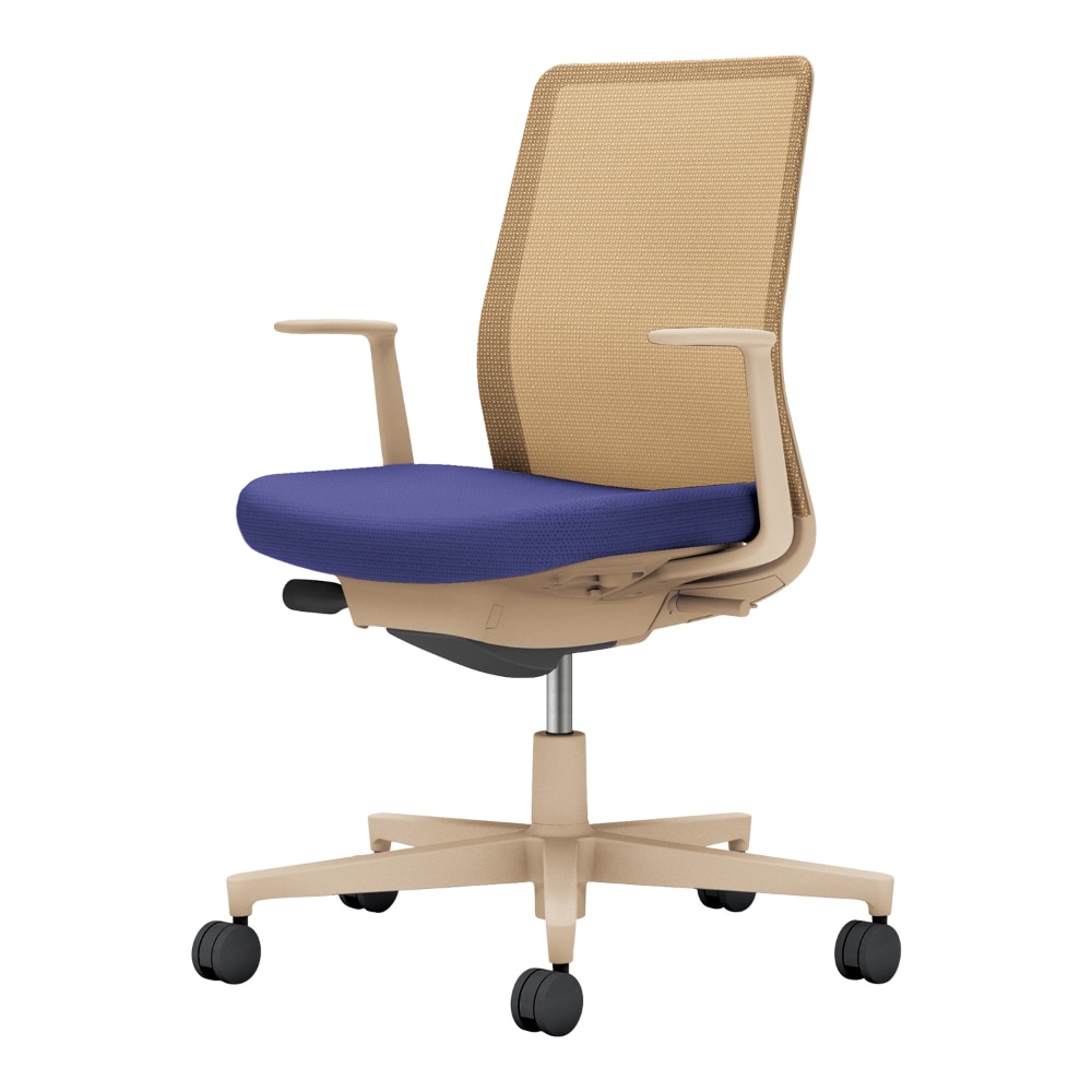 背：ソフトベージュ／座：ディープパープル