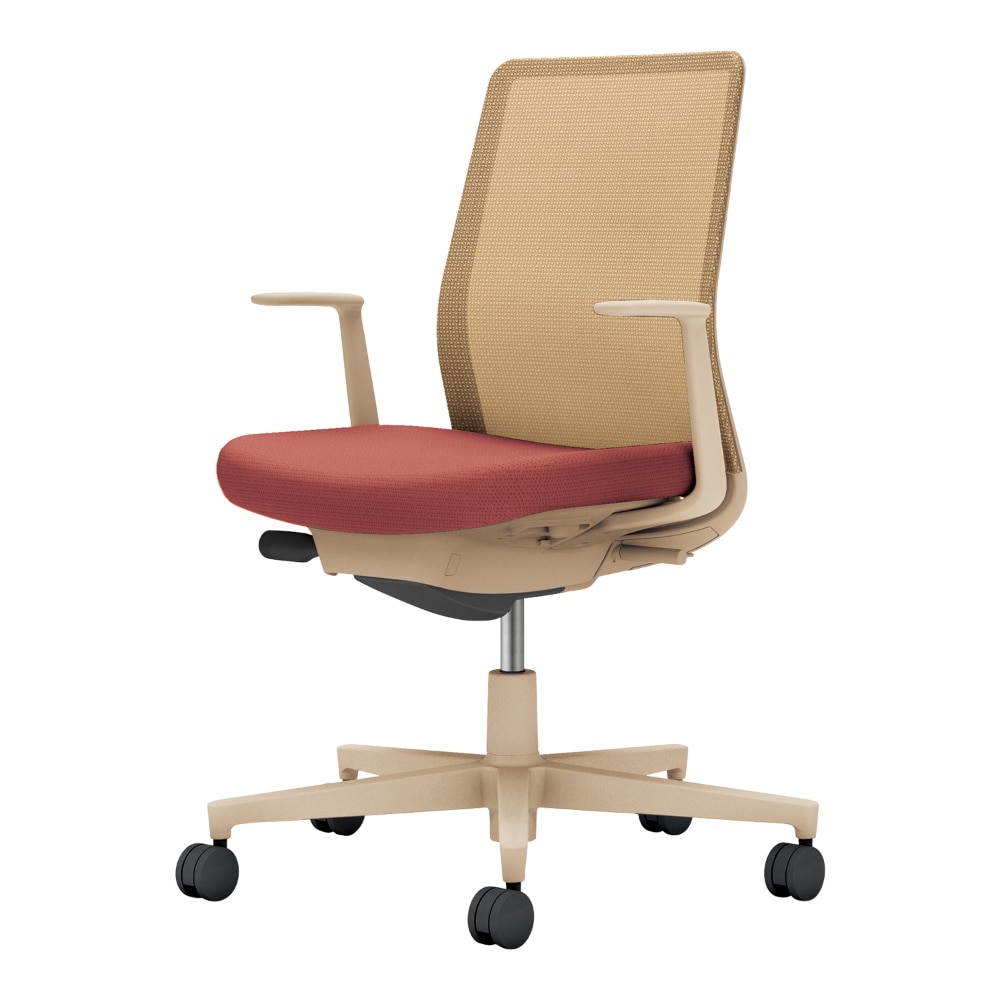 背：ソフトベージュ／座：パーシアンレッド