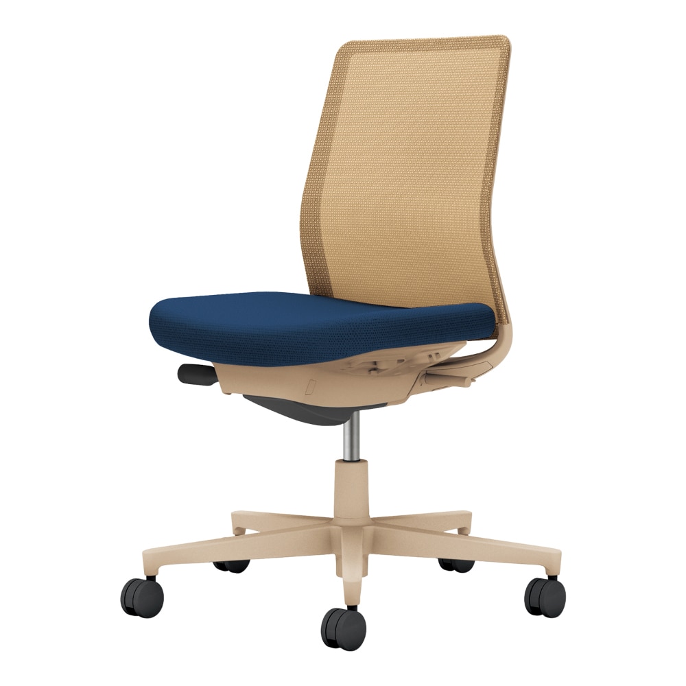 背：ソフトベージュ／座：ネイビー