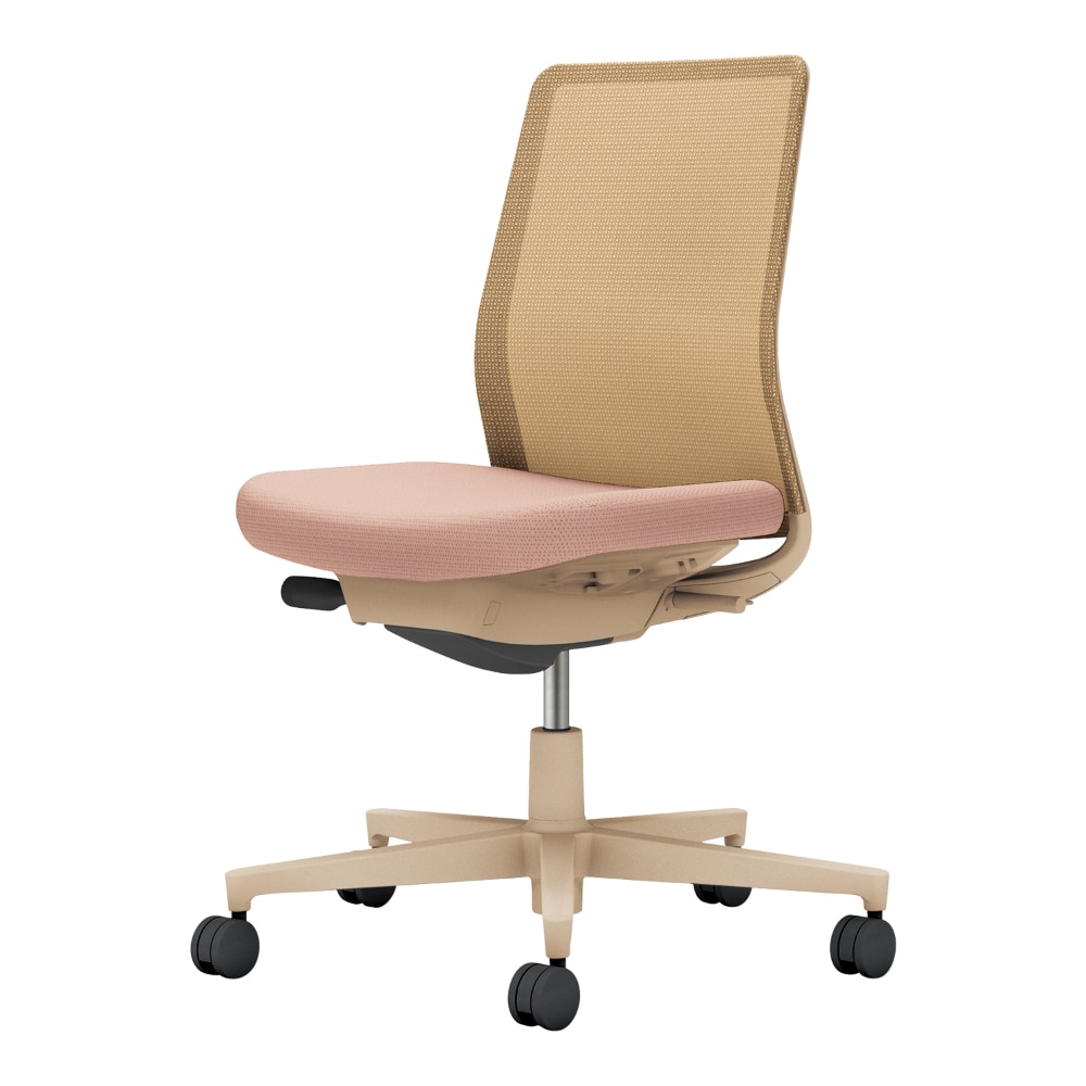 背：ソフトベージュ／座：アッシュピンク