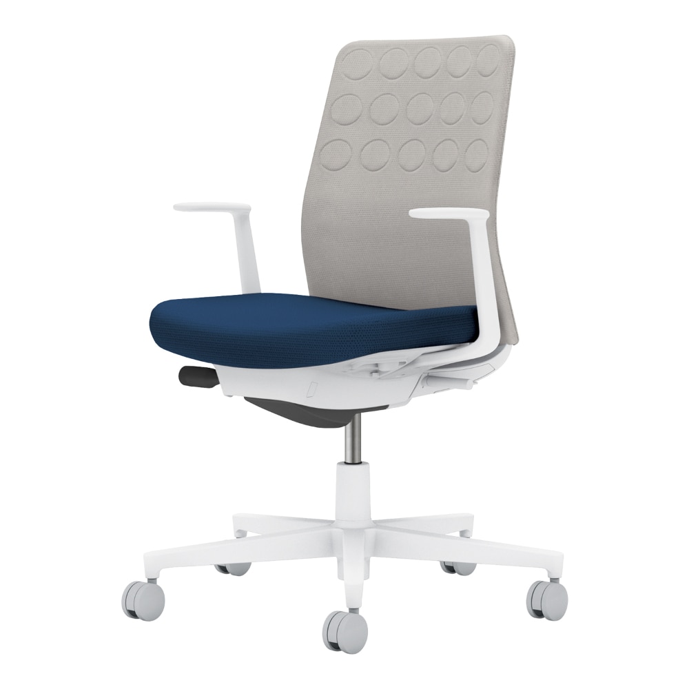 背：ライトグレー／座：ネイビー