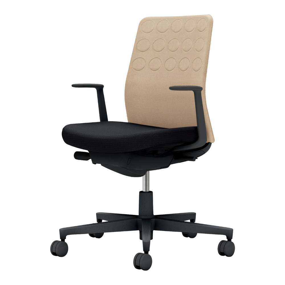 背：ソフトベージュ／座：ブラック