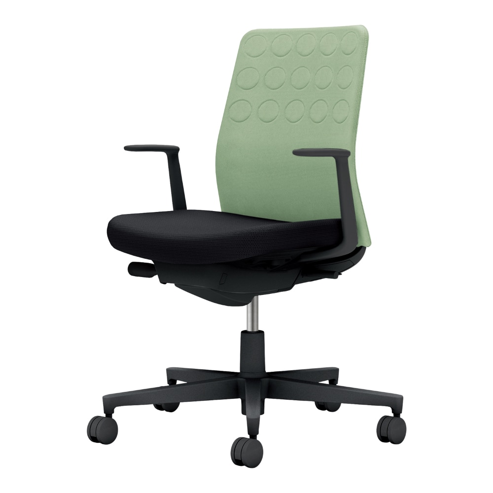 背：パウダーミント／座：ブラック