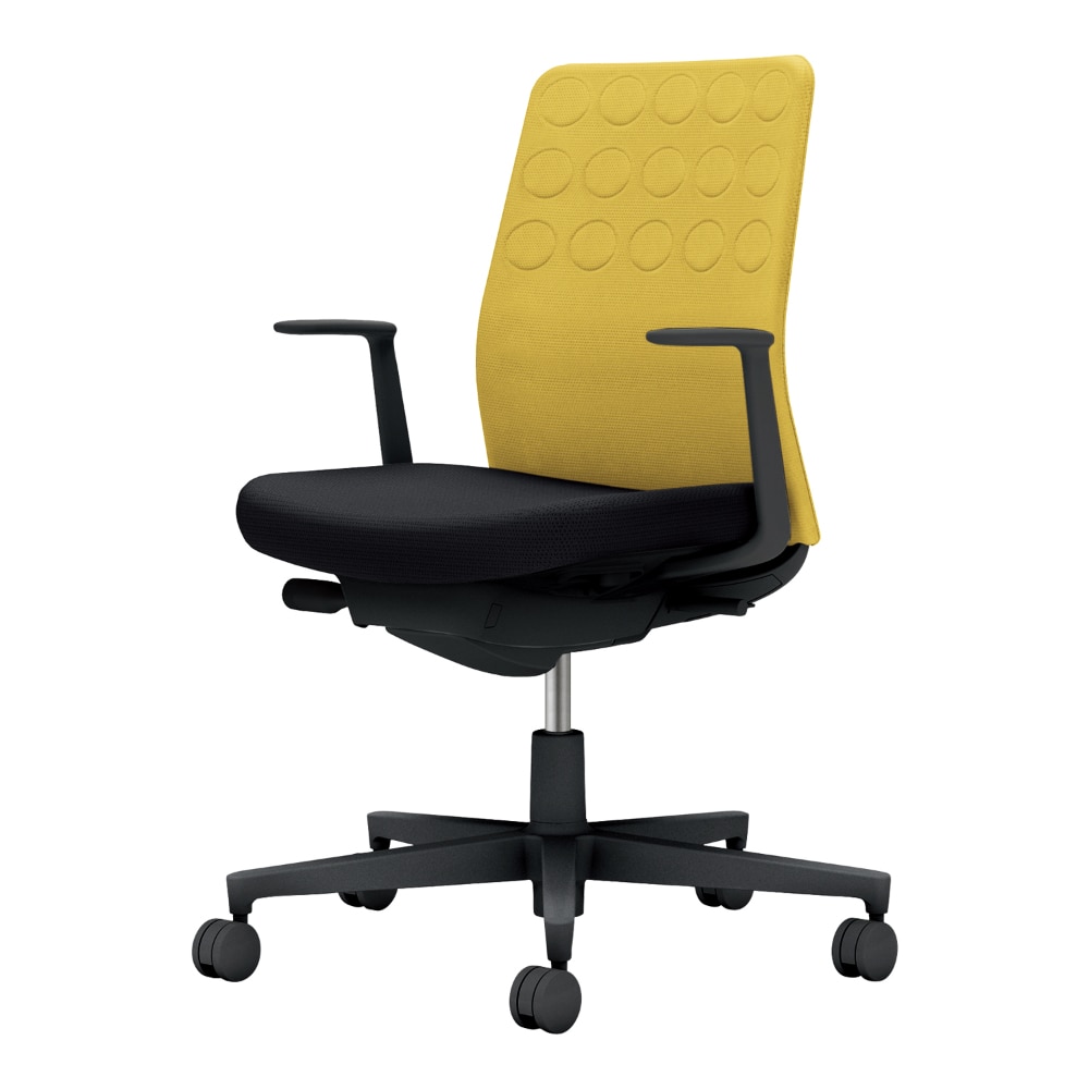 背：オリーブイエロー／座：ブラック