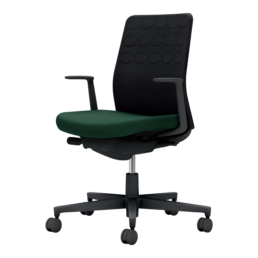 背：ブラック／座：ディープグリーン