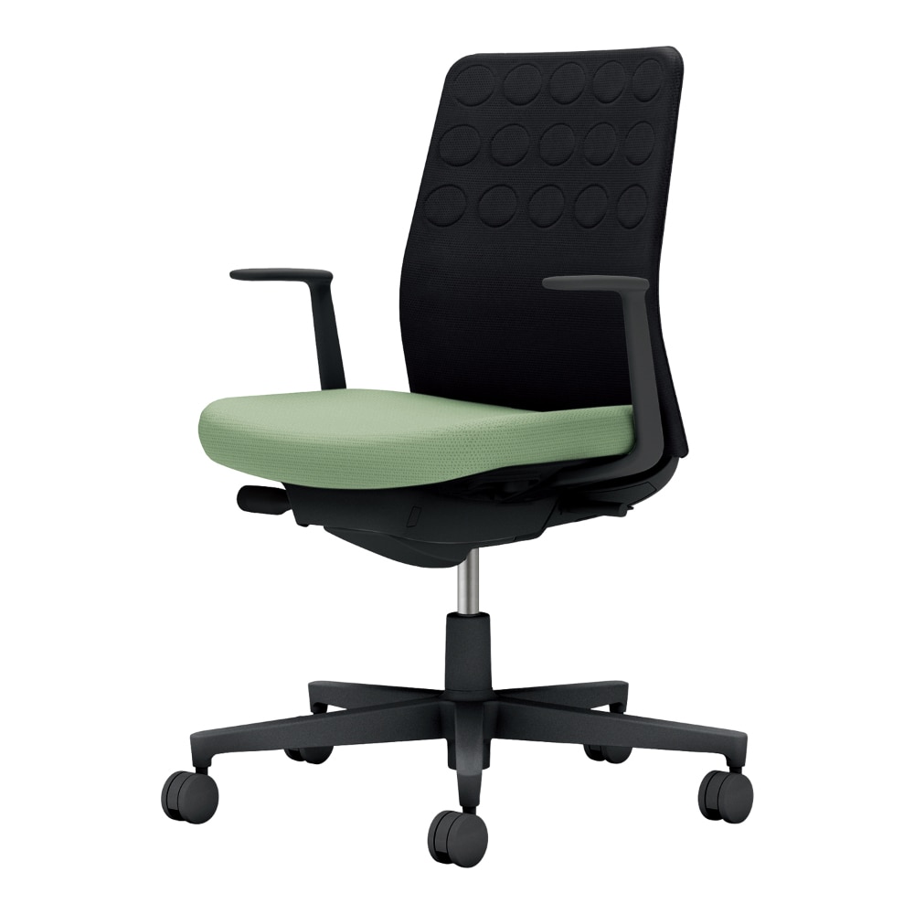 背：ブラック／座：パウダーミント