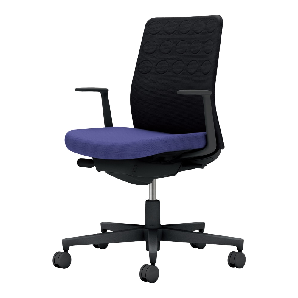 背：ブラック／座：ディープパープル