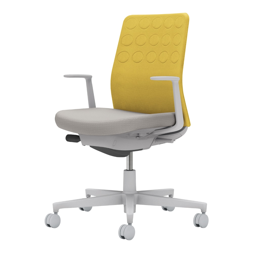 背：オリーブイエロー／座：ライトグレー