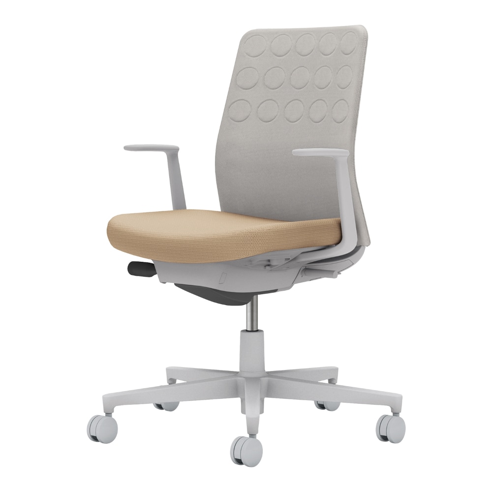 背：ライトグレー／座：ソフトベージュ