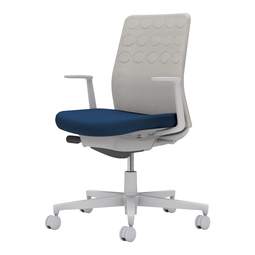 背：ライトグレー／座：ネイビー