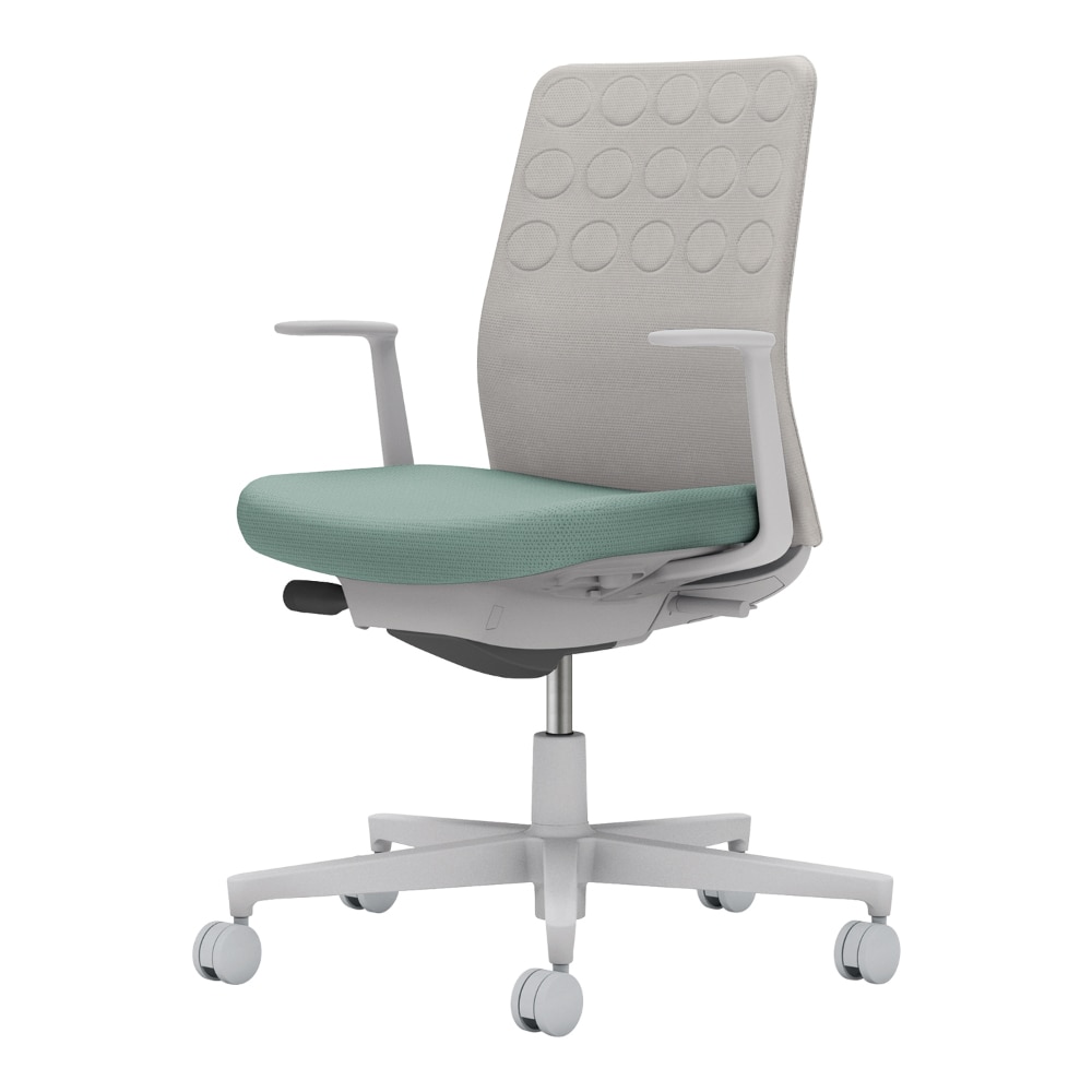 背：ライトグレー／座：アッシュターコイズ