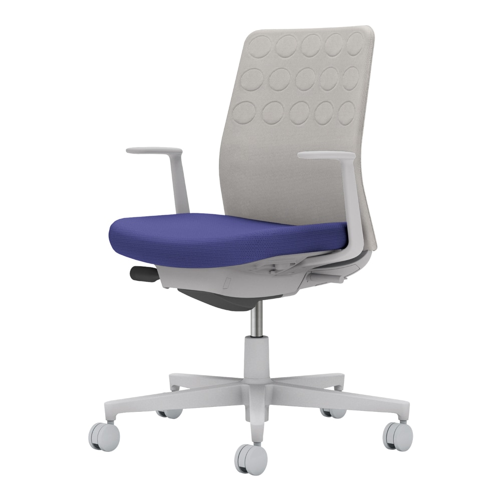 背：ライトグレー／座：ディープパープル