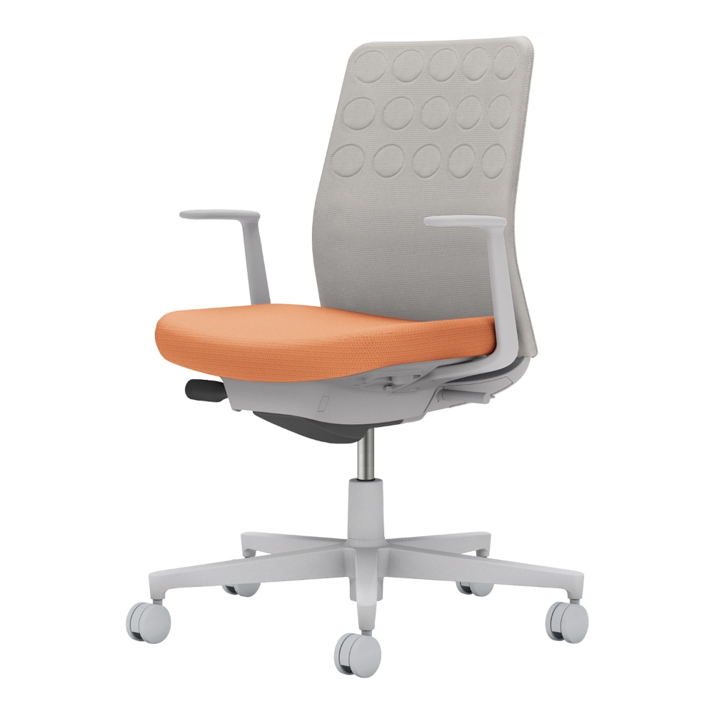 背：ライトグレー／座：ペールテラコッタ