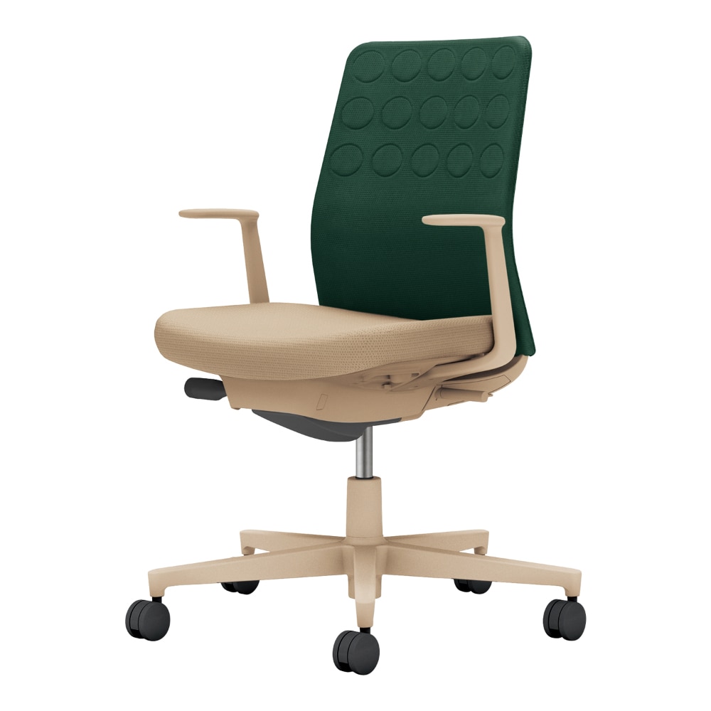 背:ディープグリーン/座:ソフトベージュ