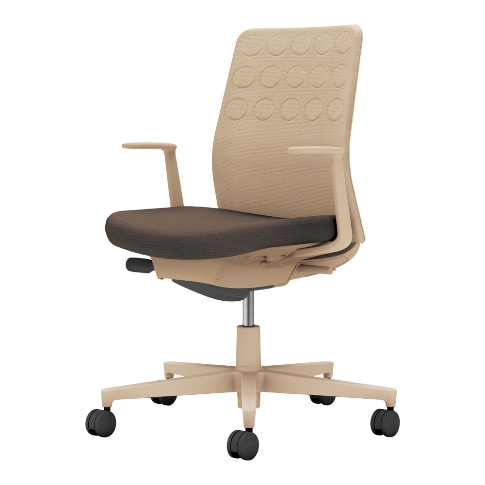 背：ソフトベージュ／座：ダークグレージュ