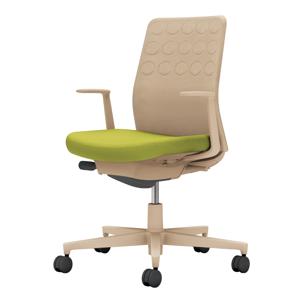 背：ソフトベージュ／座：ライトオリーブ