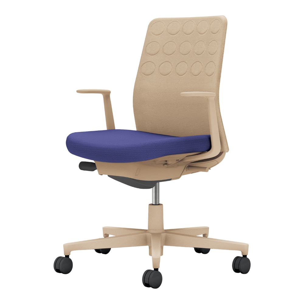 背：ソフトベージュ／座：ディープパープル