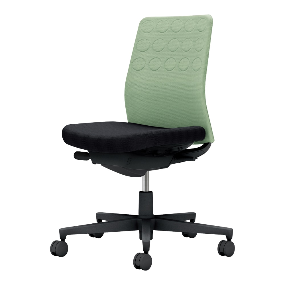 背:パウダーミント/座:ブラック