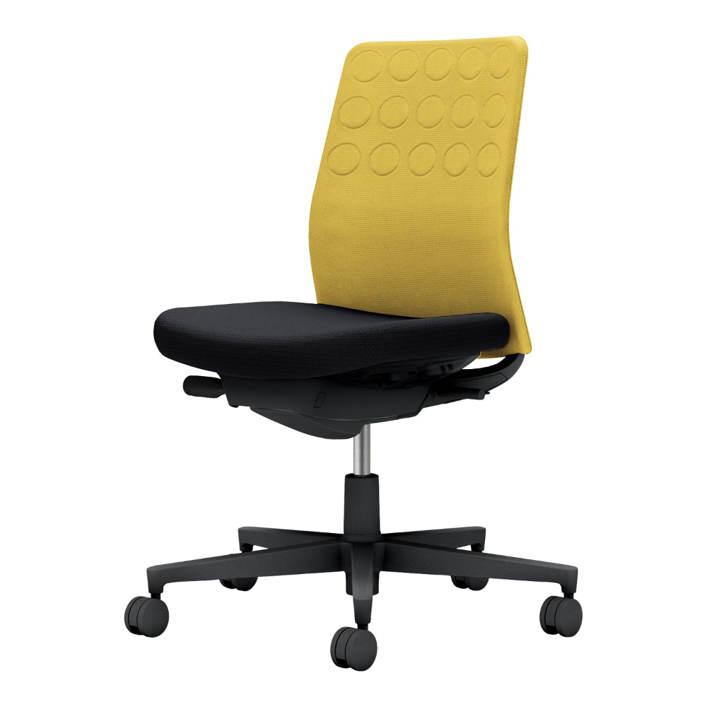 背：オリーブイエロー／座：ブラック