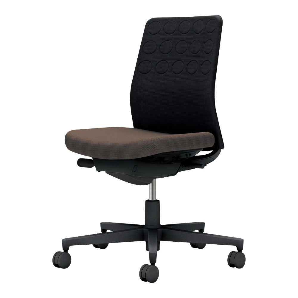 背：ブラック／座：ダークグレージュ