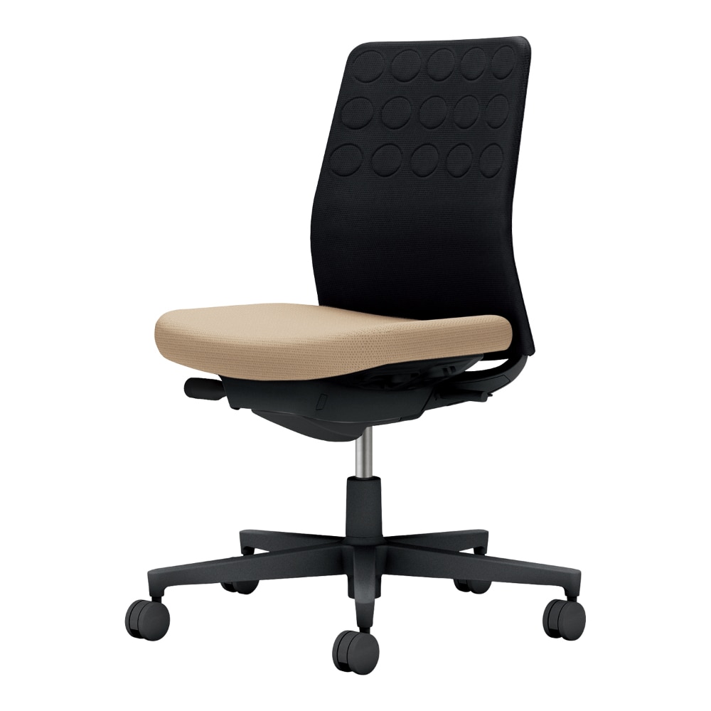 背：ブラック／座：ソフトベージュ