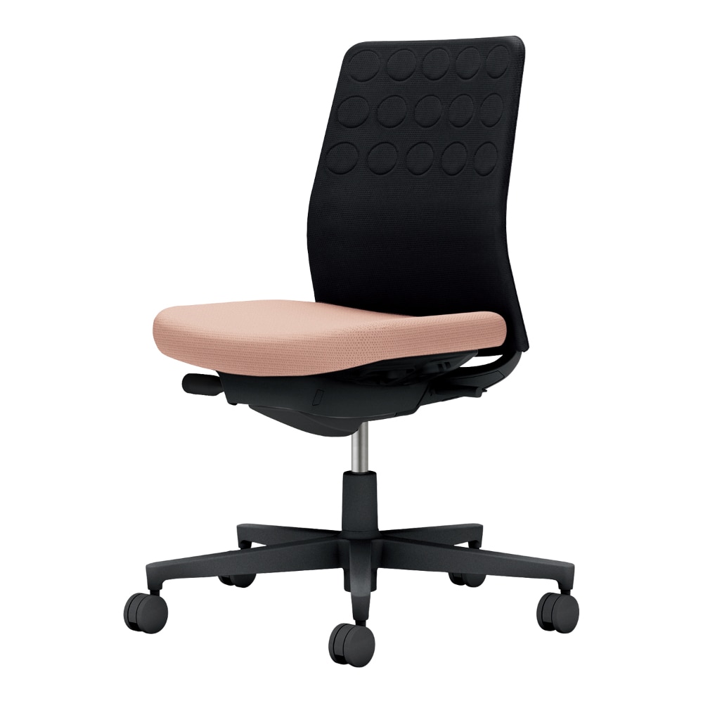 背：ブラック／座：アッシュピンク