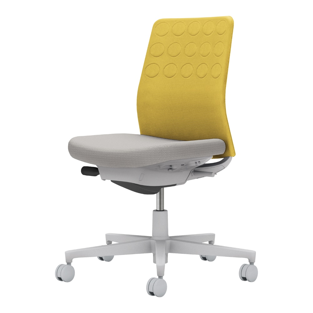 背：オリーブイエロー／座：ライトグレー