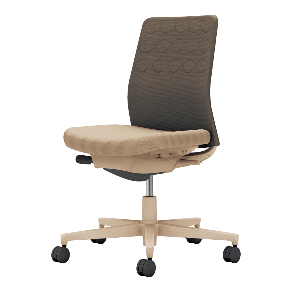 背：ダークグレージュ／座：ソフトベージュ