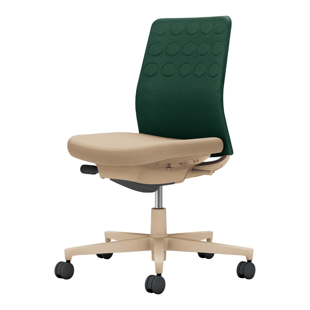 背：ディープグリーン／座：ソフトベージュ