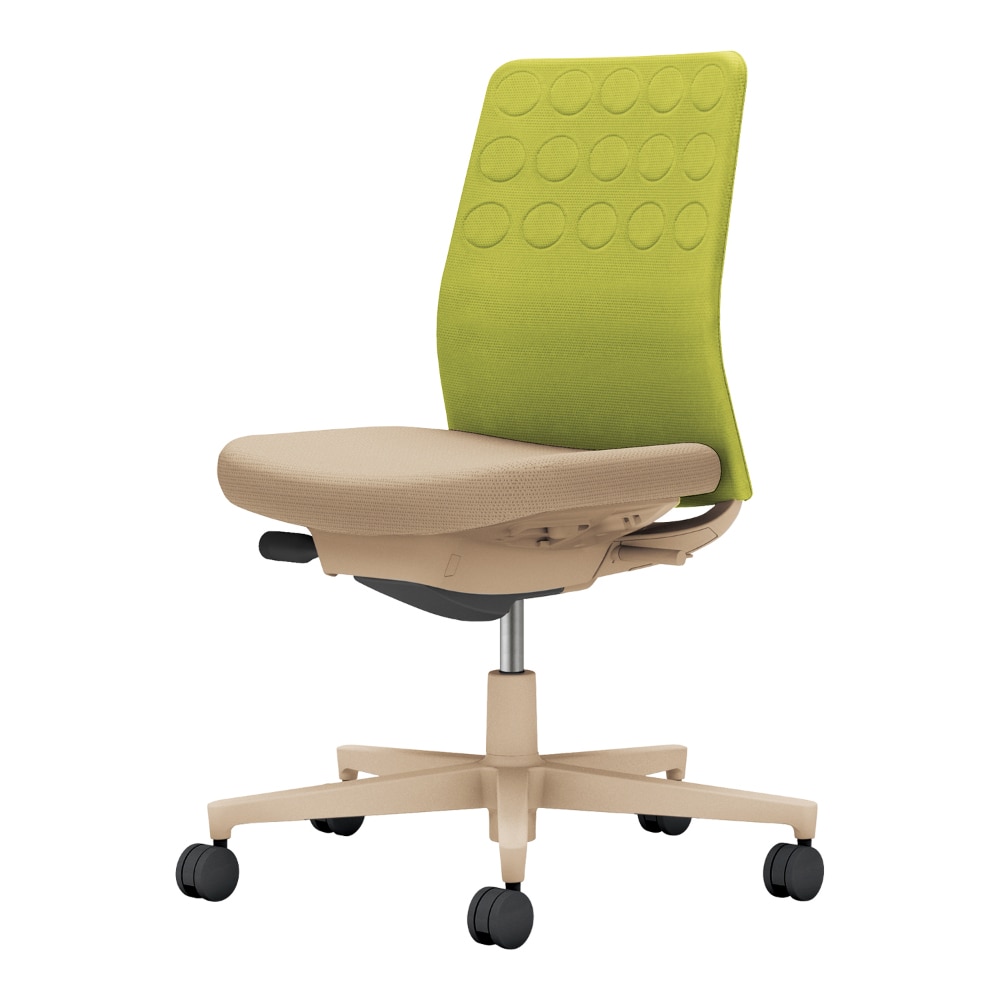 背：ライトオリーブ／座：ソフトベージュ