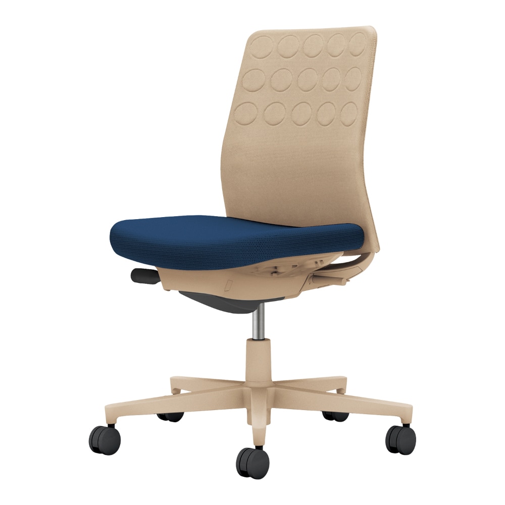 背：ソフトベージュ／座：ネイビー