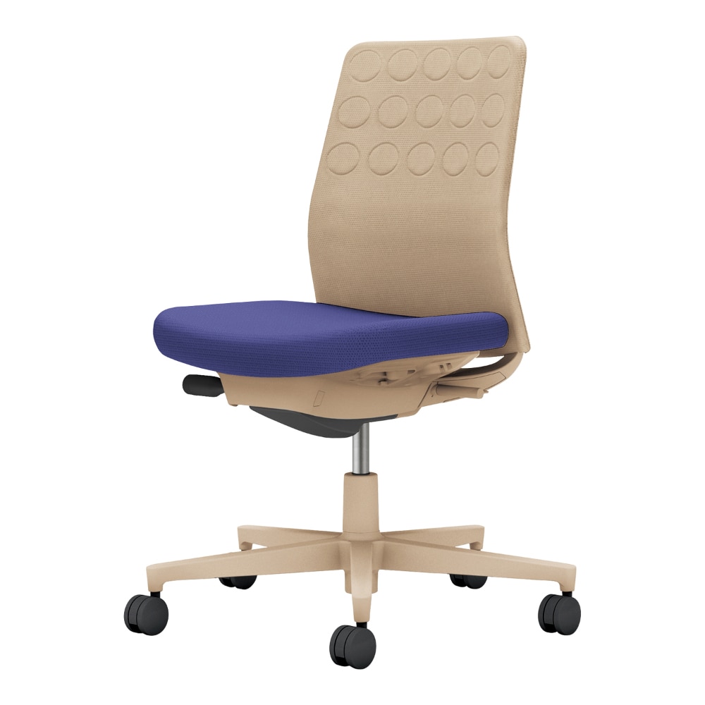 背：ソフトベージュ／座：ディープパープル