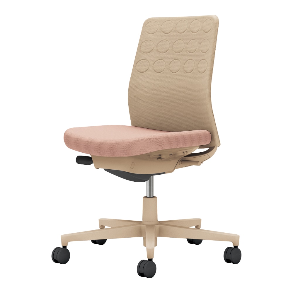 背：ソフトベージュ／座：アッシュピンク