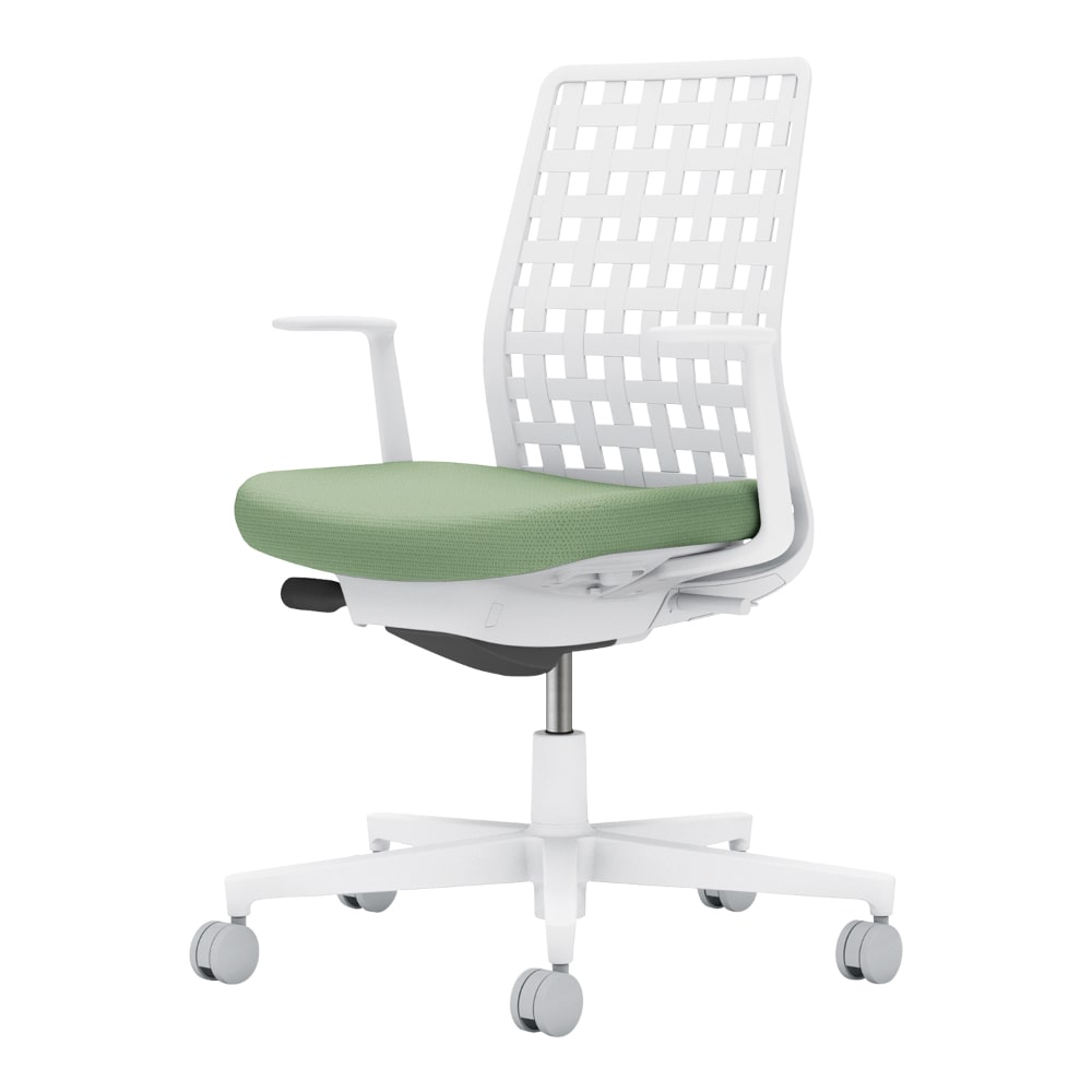 背樹脂：ホワイトグレー／座：パウダーミント