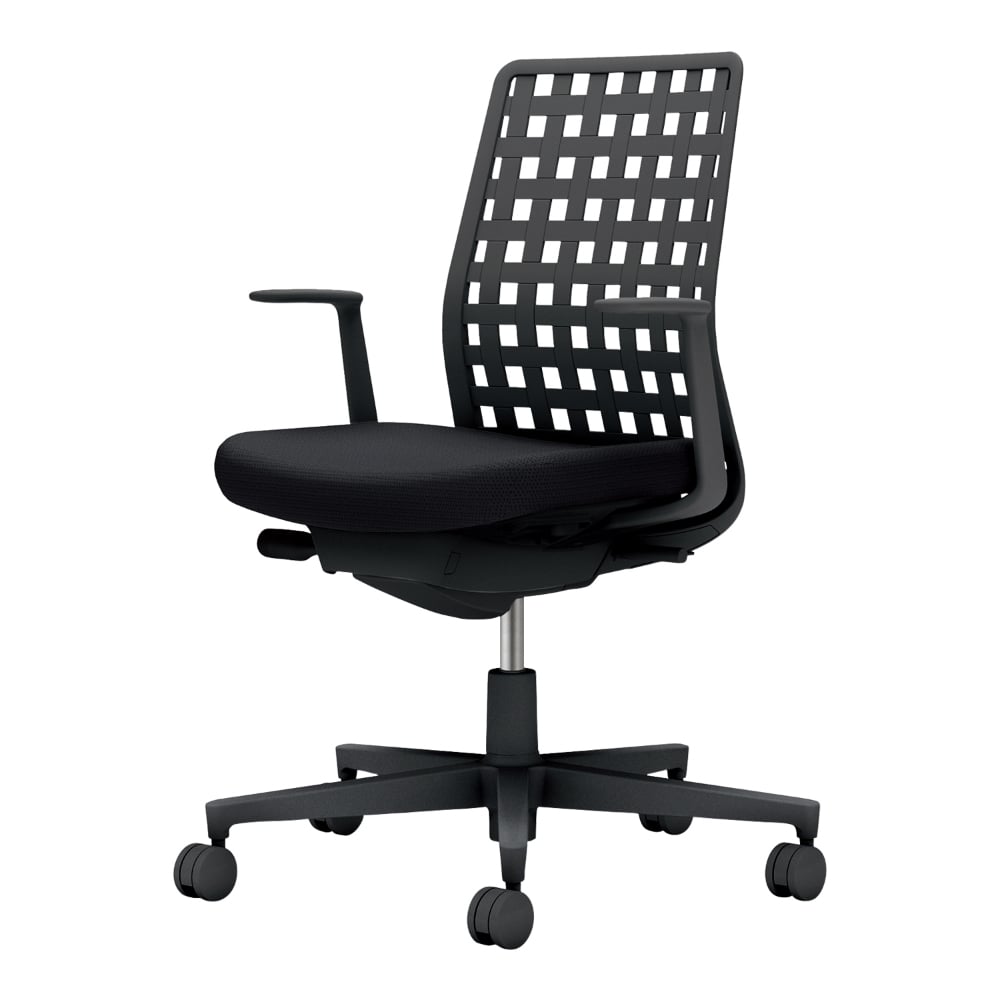 背樹脂：ブラック／座：ブラック