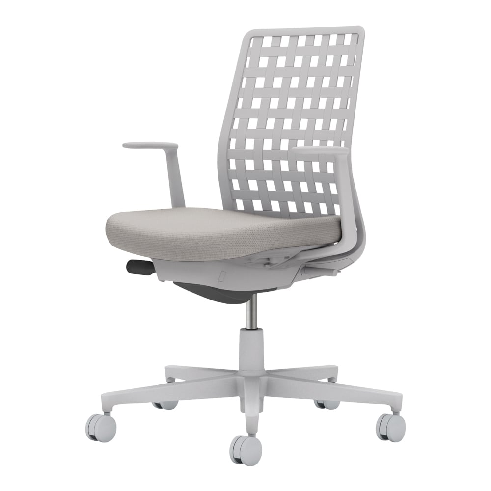 背樹脂：ライトグレー／座：ライトグレー