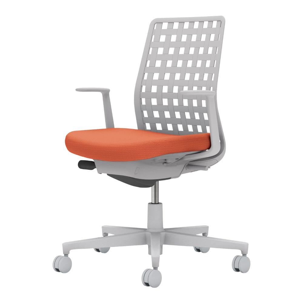 背樹脂：ライトグレー／座：ソフトテラコッタ