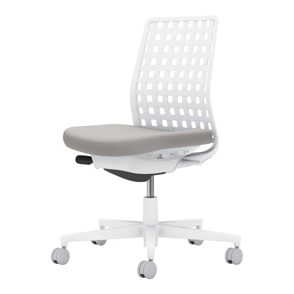 背樹脂：ホワイトグレー／座：ライトグレー