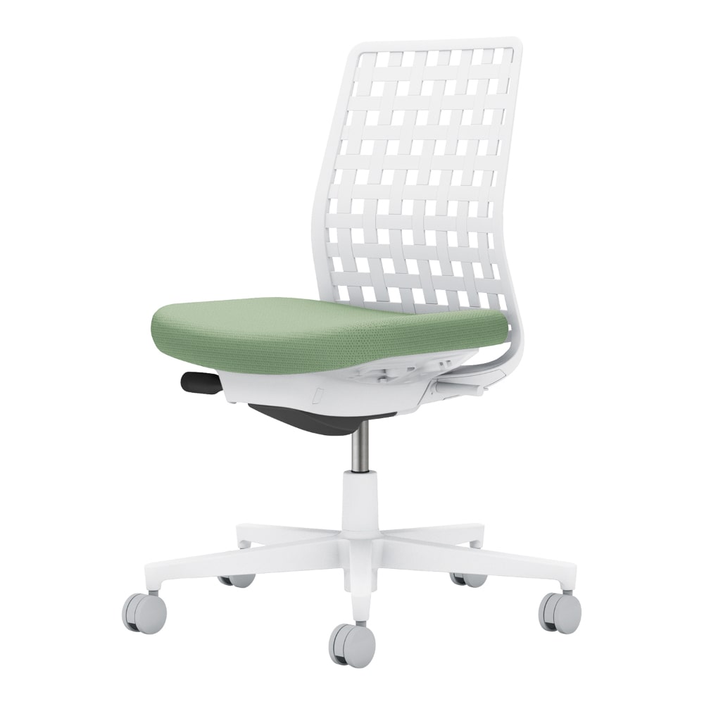 背樹脂：ホワイトグレー／座：パウダーミント